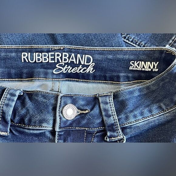 COPY - Ladies Ruberband skinny stretch jeans. - Picture 7 of 8